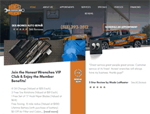 Tablet Screenshot of honestwrenches.com